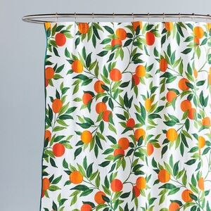 Anthropologie Print Fresh organic shower curtain - Clementine